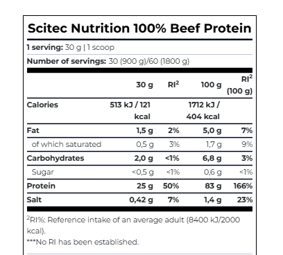 پروتئین بیف سایتک نوتریشن 1.8 کیلوگرمی | Beef Protein