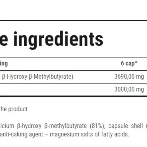 HMB فرمول 120 کپسول ترک نوتریشن | HMB FORMULA CAPS